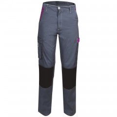 PANTALON FEMININ PEP'S GRIS / VIOLET